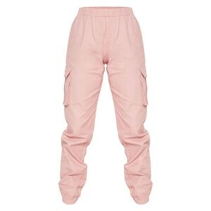 Pink Cargo Joggers